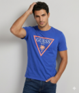 GUESS SS CN NEW TRIANGLE PALM TEE