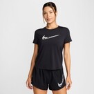 Nike One Womens Dri-FIT Short-Sleeve Graphic Running Top