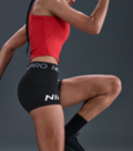 Nike Pro Womens Mid-Rise 3 Biker Shorts
