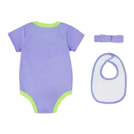 NIKE FOREST FORAGERS HEADBAND. BODYSUIT & BIB 3-PIECE SET