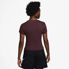 Nike Sportswear Womens Tight Ribbed Short-Sleeve T-Shirt