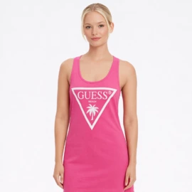 GUESS LOGO TANK TOP DRESS